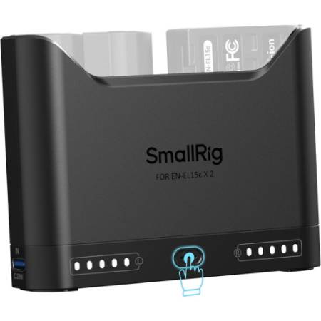 SmallRig 5491 - dwukanałowa ładowarka do akumulatorów Nikon EN-EL15c